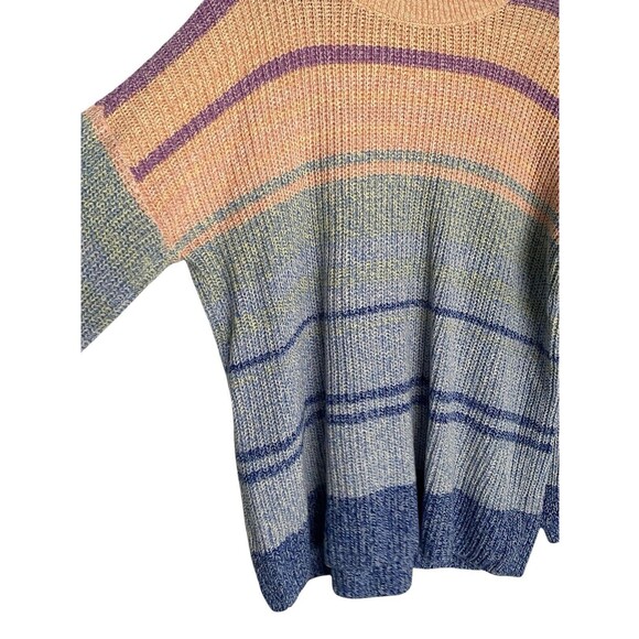 Soft Surroundings Sweater Karlie Stripe Knit - Picture 2 of 7